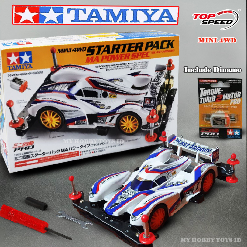 Tamiya Mini 4WD Starter Pack MA Power Spec Blast Arrow